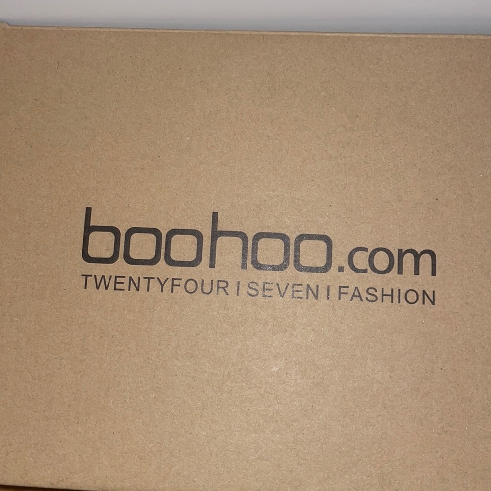Beige heels from boohoo
